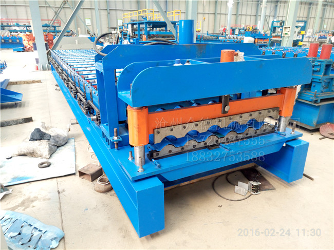 竹節琉璃瓦壓型設備